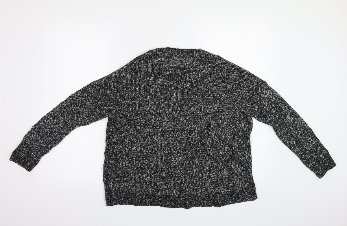New Look Womens Black   Cape Jumper Size M