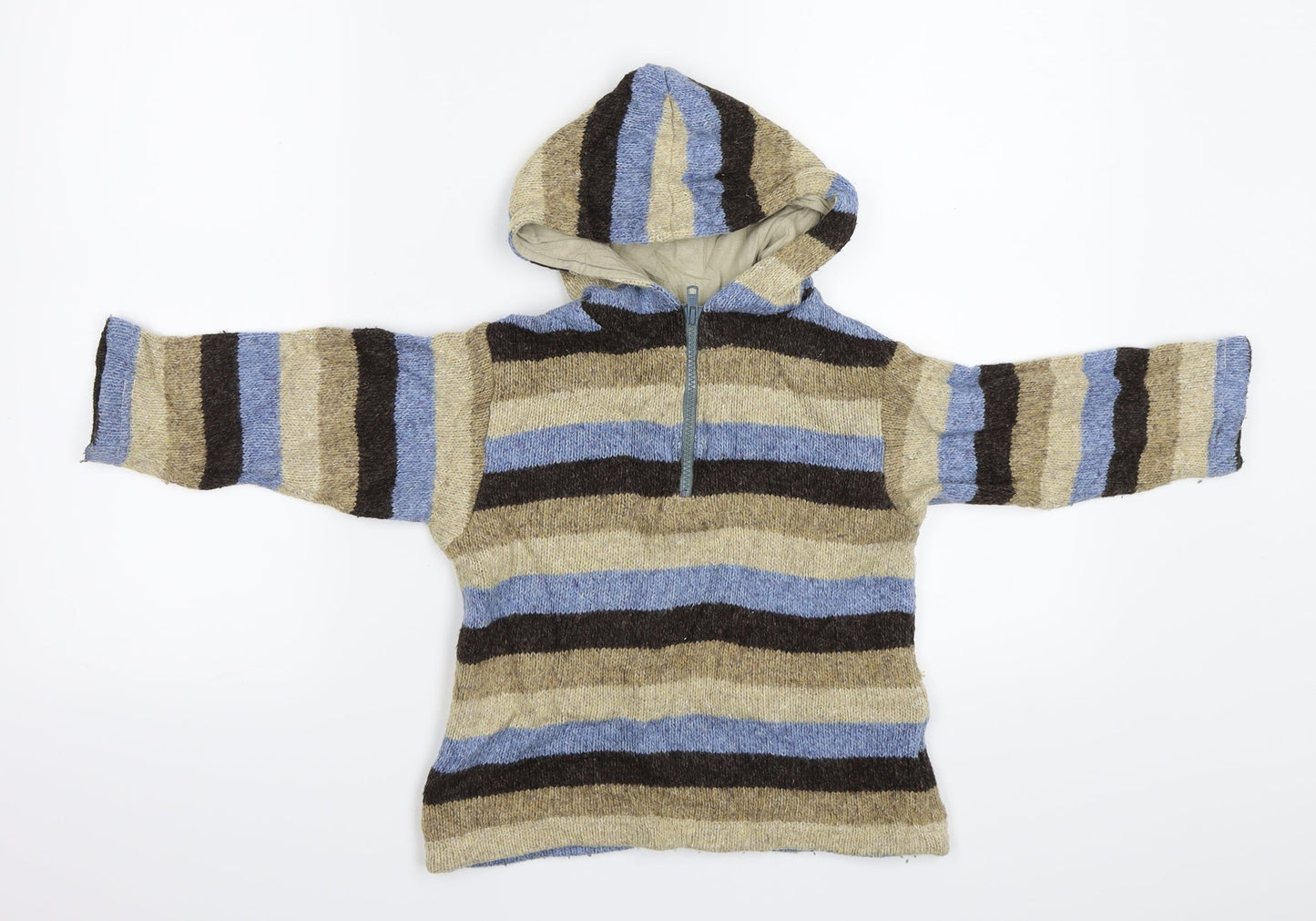 Ruth Lendik Boys Multicoloured Striped  Pullover Jumper One Size