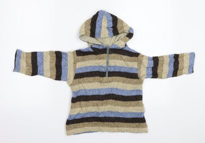 Ruth Lendik Boys Multicoloured Striped  Pullover Jumper One Size