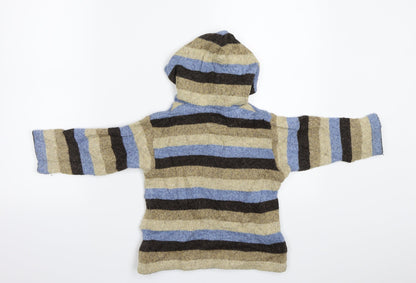 Ruth Lendik Boys Multicoloured Striped  Pullover Jumper One Size