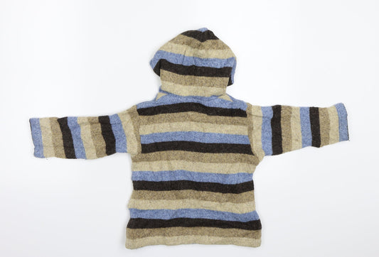 Ruth Lendik Boys Multicoloured Striped  Pullover Jumper One Size