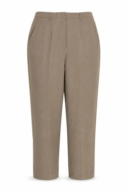 Bassini Womens Brown  Rayon Trousers  Size 16 L26 in
