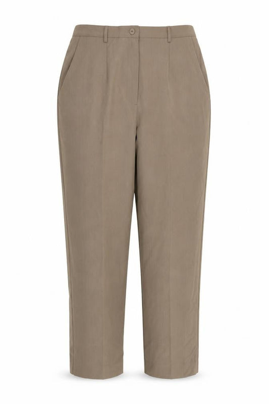 Womens UK Size 16 BASSINI Regular Fit  Brown Trousers