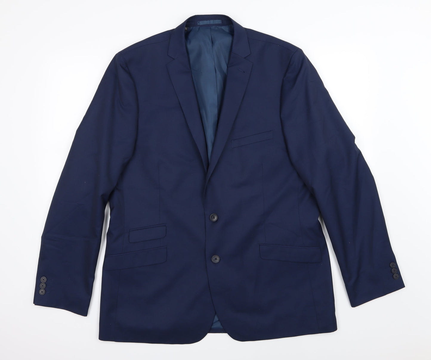 Mens UK Size 44 Jacamo Regular Blue Suit Jacket
