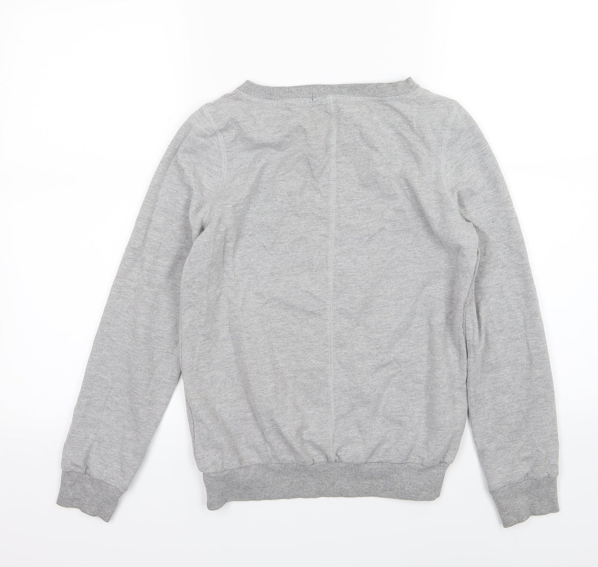 George Womens Grey  Jersey Pullover Sweatshirt Size 10