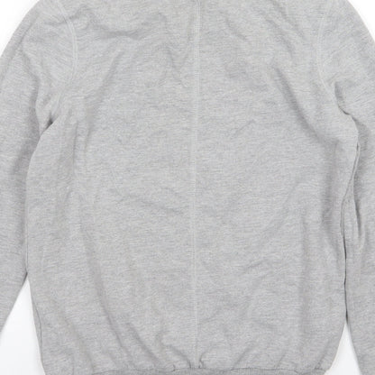 George Womens Grey  Jersey Pullover Sweatshirt Size 10