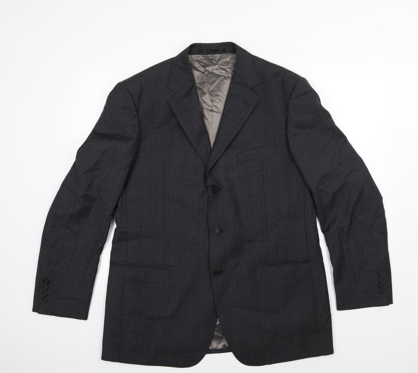 Mens UK Size 42 Marks and Spencer Regular Grey Suit Jacket