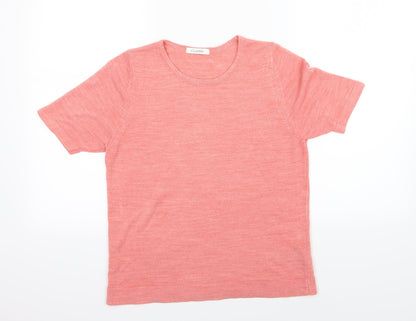 Marks & Spencer Womens Pink  Knit Pullover Jumper Size 12