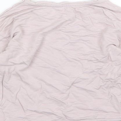 River Island Girls Pink  Jersey Pullover Sweatshirt Size 4-5 Years  - Pug