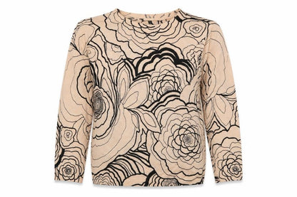 Marks & Spencer Womens Pink Floral Knit Pullover Jumper Size S