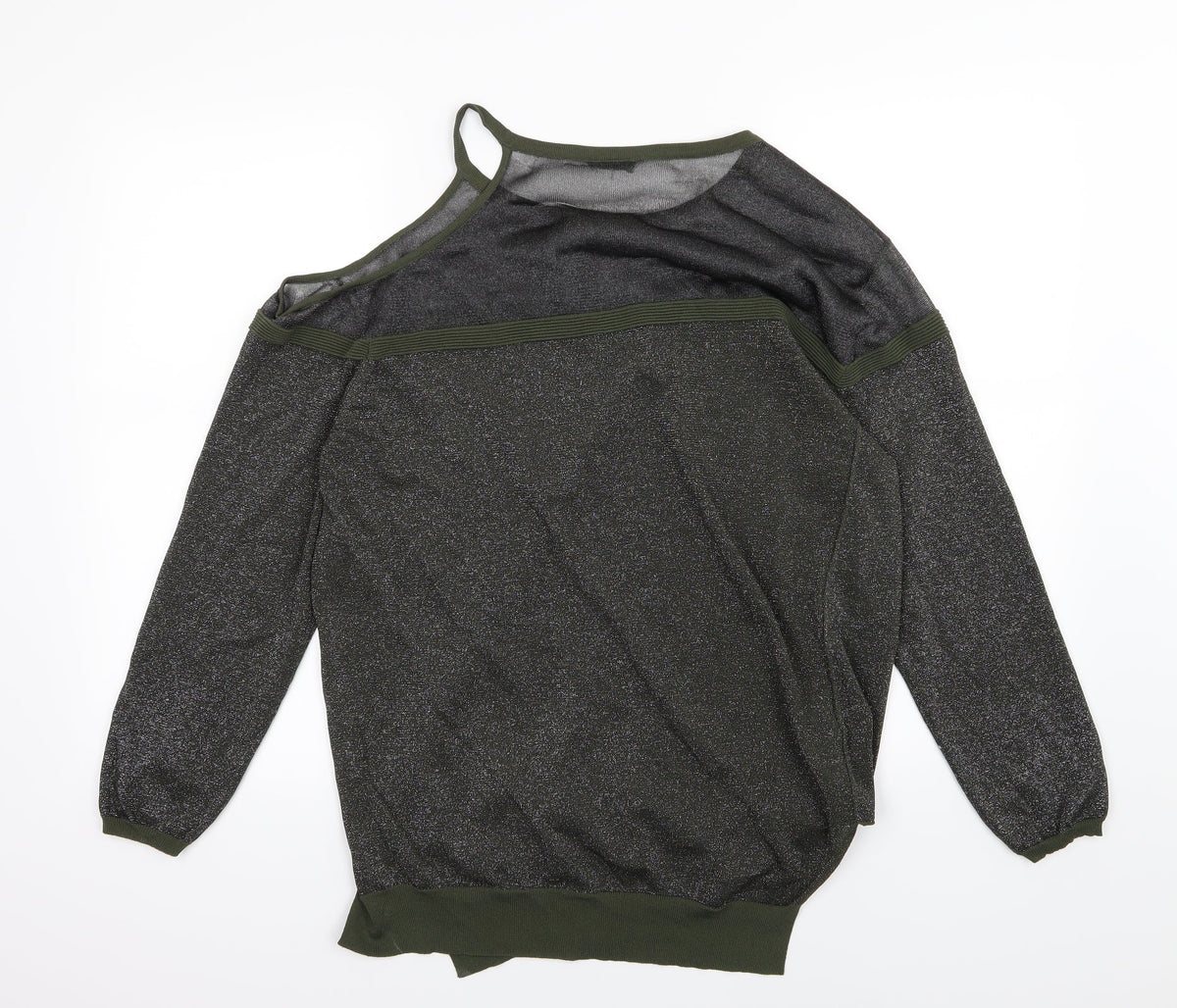 Next Womens Green  Knit Pullover Jumper Size 18