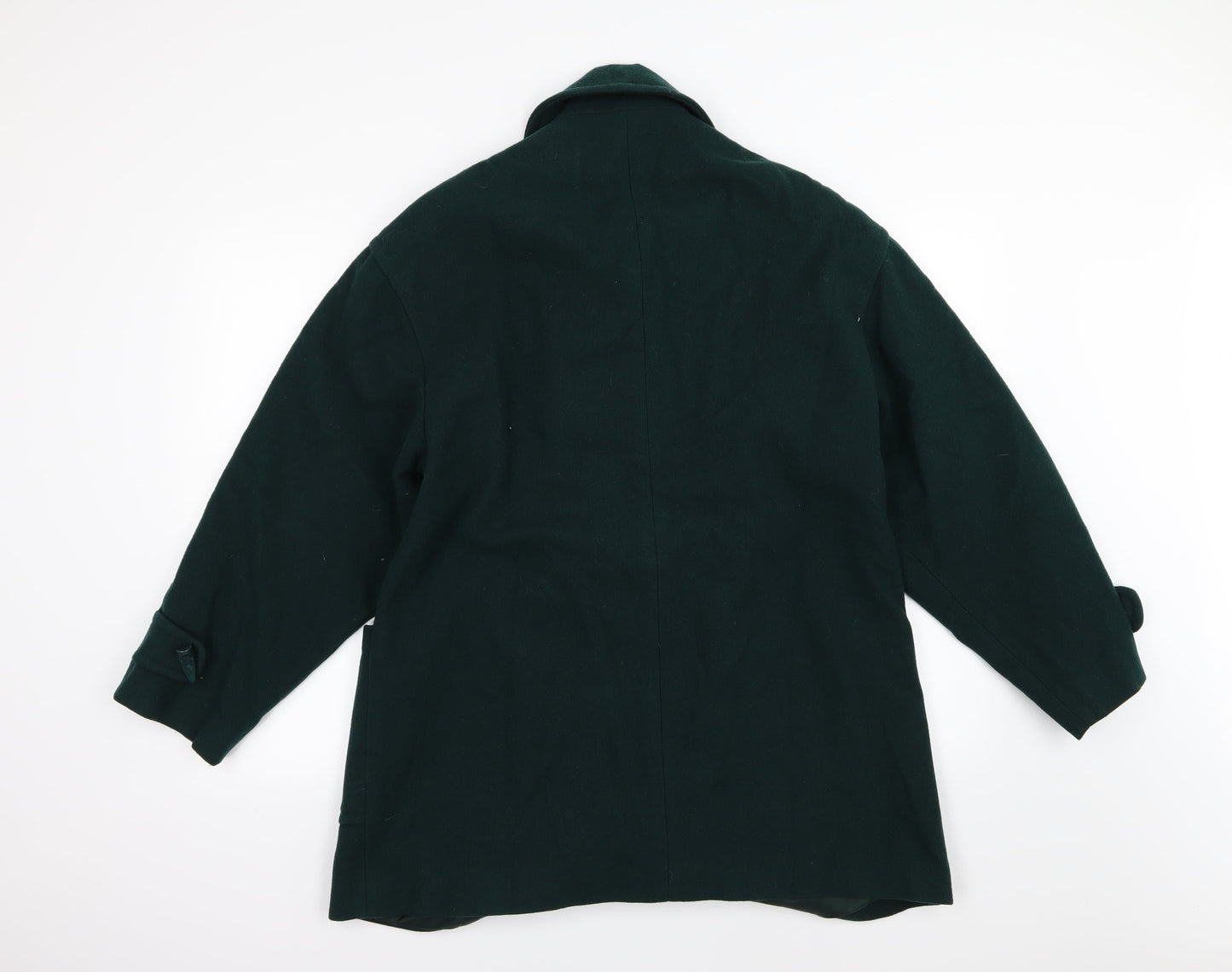 Womens UK Size 12 Preworn Green Overcoat