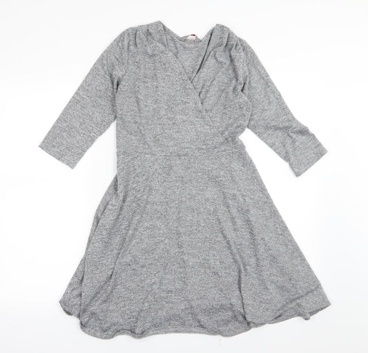 Dorothy Perkins Womens Gold  Jersey T-Shirt Dress  Size 8