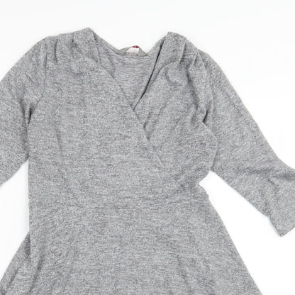 Dorothy Perkins Womens Gold  Jersey T-Shirt Dress  Size 8