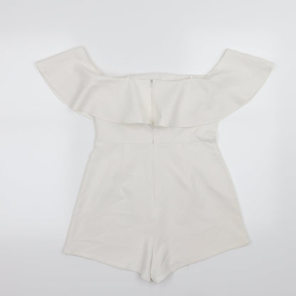 In the Style Womens White   Playsuit One-Piece Size 8 L3 in