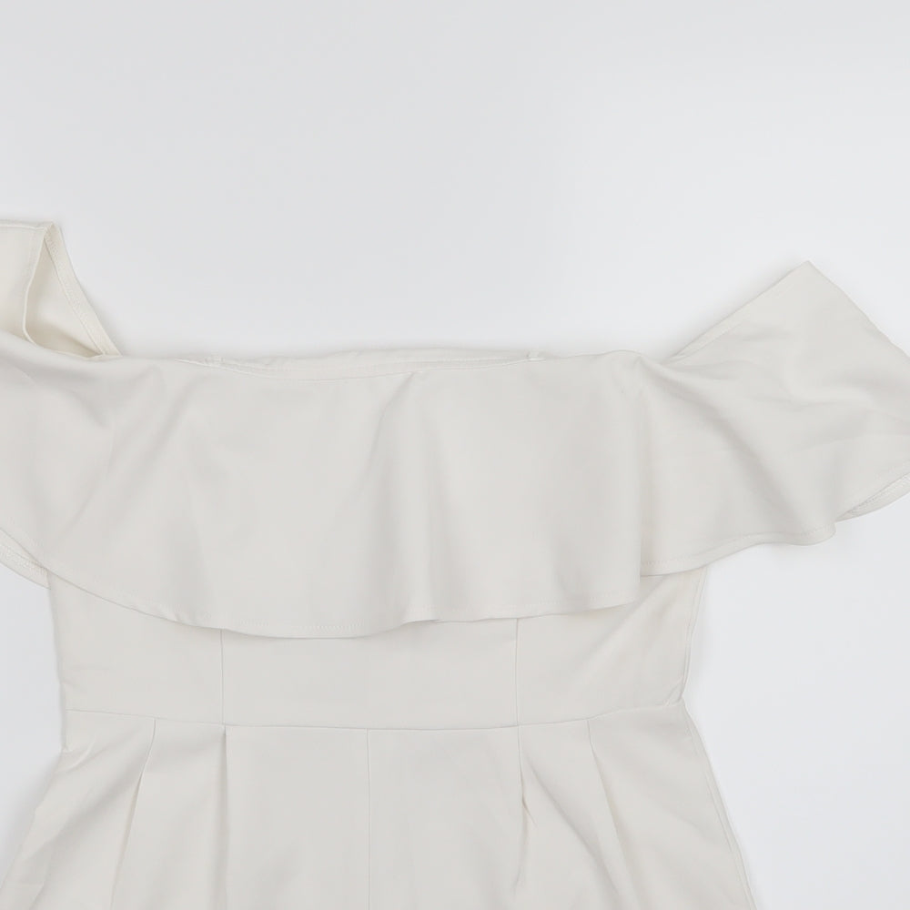 In the Style Womens White   Playsuit One-Piece Size 8 L3 in