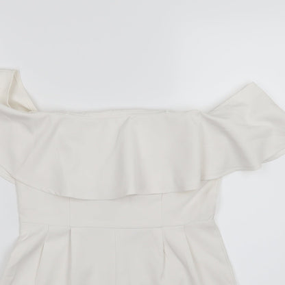 In the Style Womens White   Playsuit One-Piece Size 8 L3 in