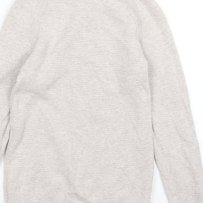 H&M Girls Beige  Knit Pullover Jumper Size 6-7 Years