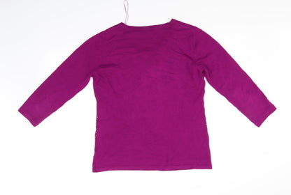 paramour Womens Purple   Pullover Jumper Size M