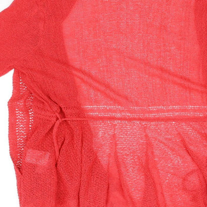 Anne Smith Womens Red   Cardigan Jumper Size M