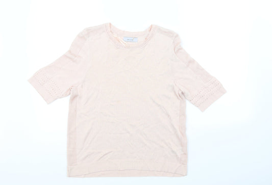 Per Una Womens Pink   Pullover Jumper Size 14