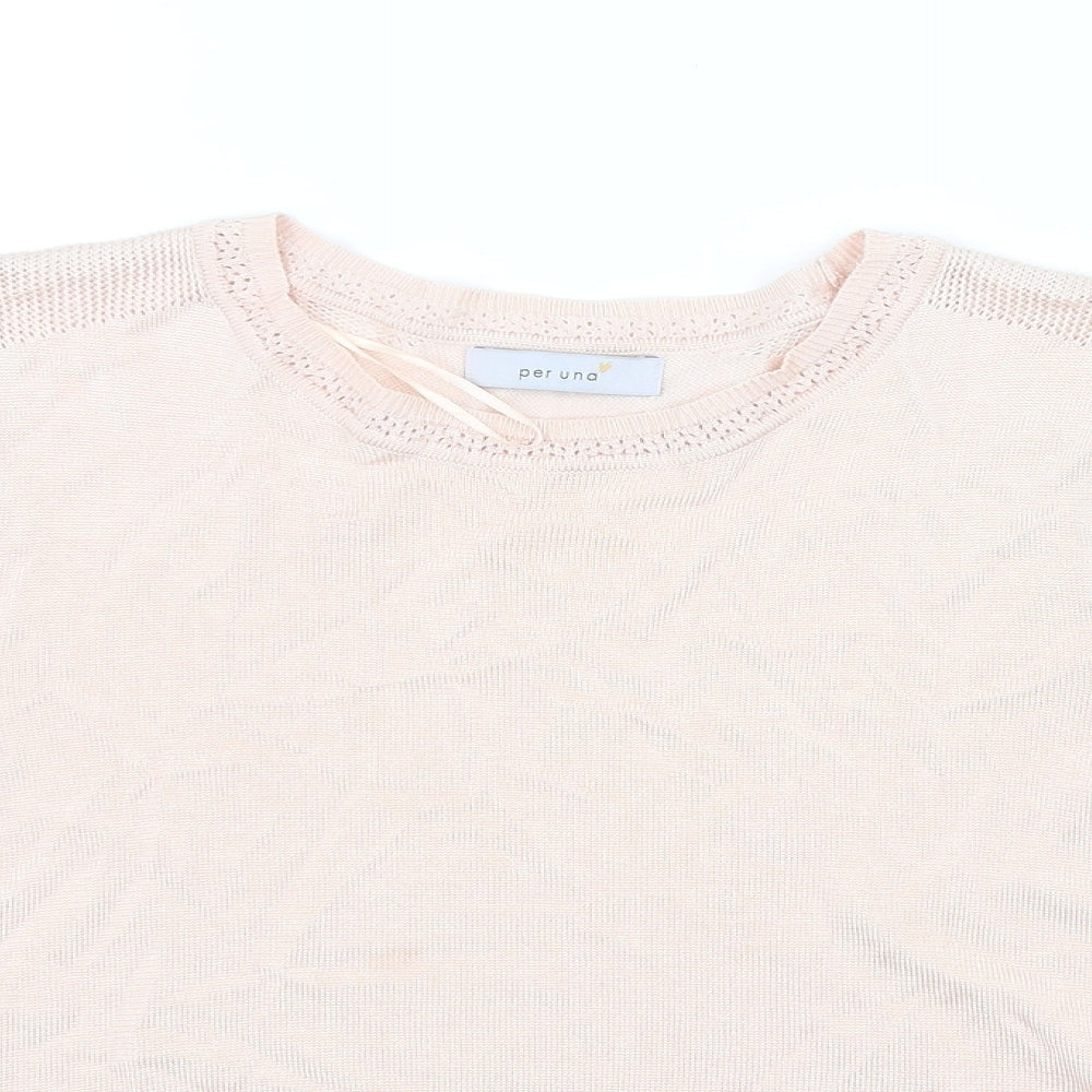 Per Una Womens Pink   Pullover Jumper Size 14