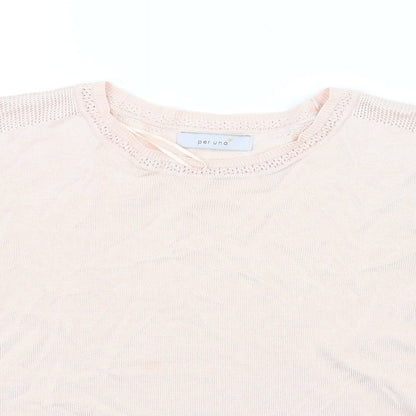Per Una Womens Pink   Pullover Jumper Size 14