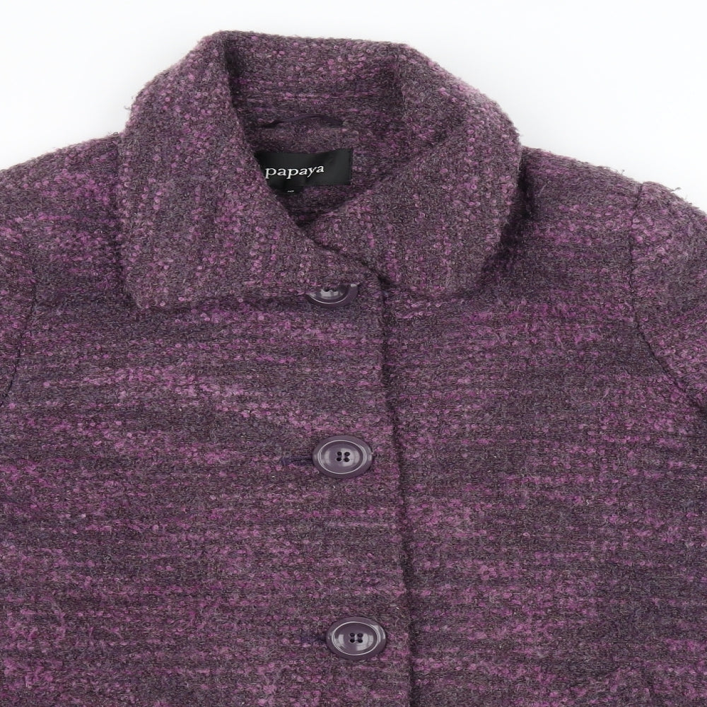 Womens UK Size 10 Papaya Purple Jacket