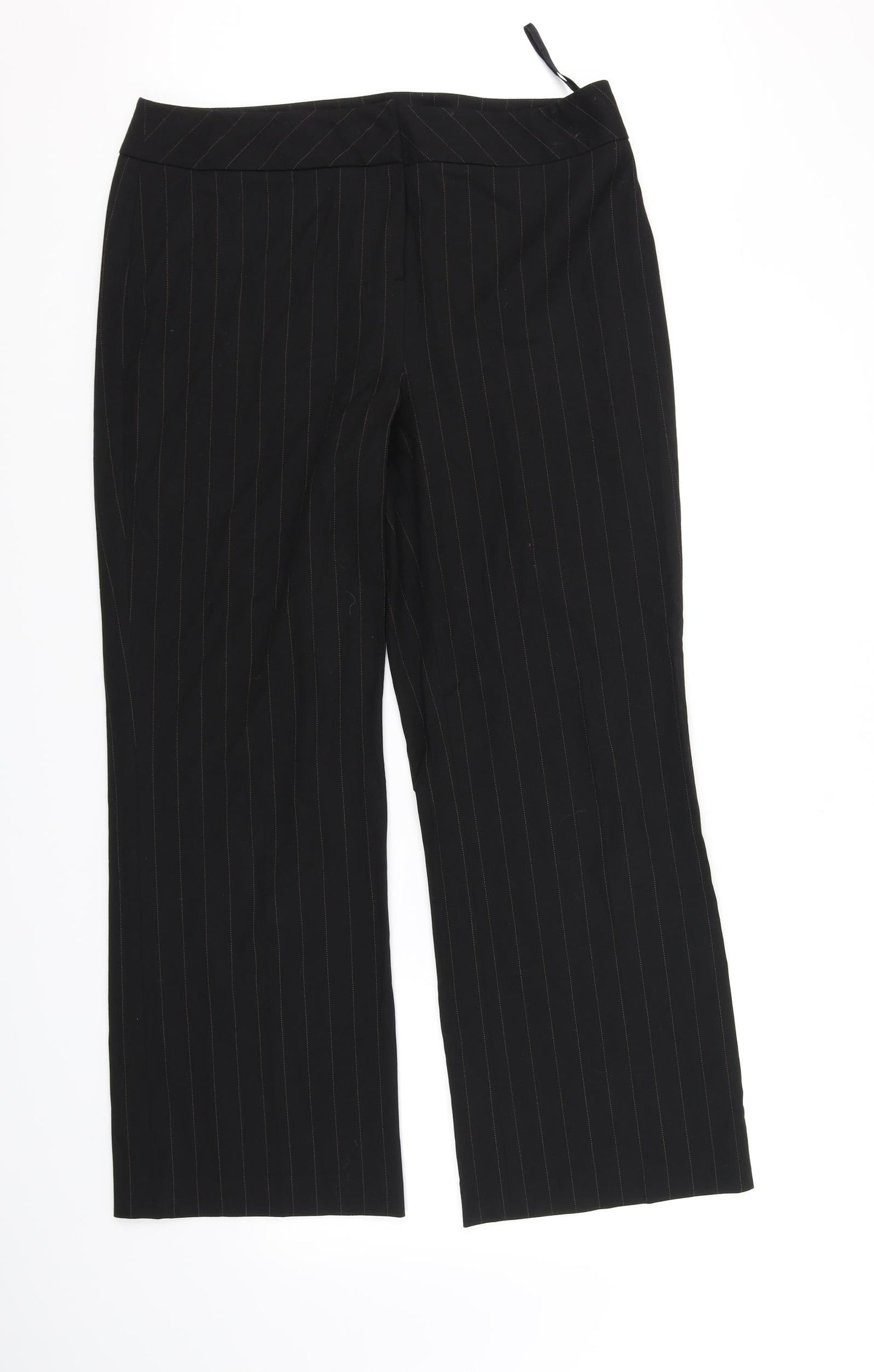 Anne Brooks Womens Black   Trousers  Size 14 L33 in