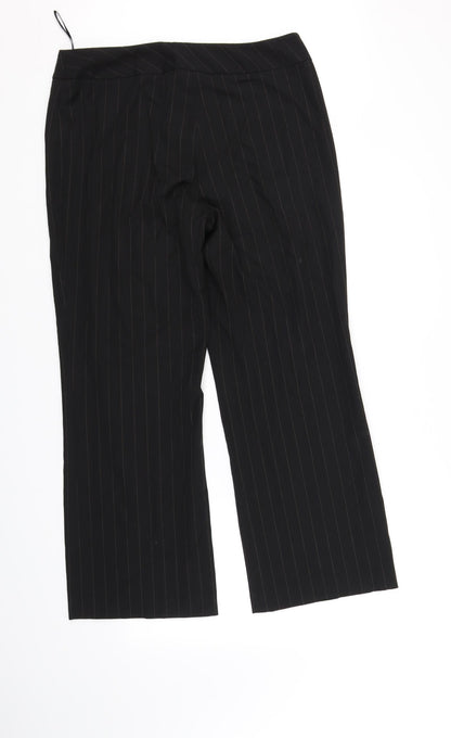 Anne Brooks Womens Black   Trousers  Size 14 L33 in