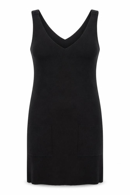 Pieces Womens Black   A-Line  Size L