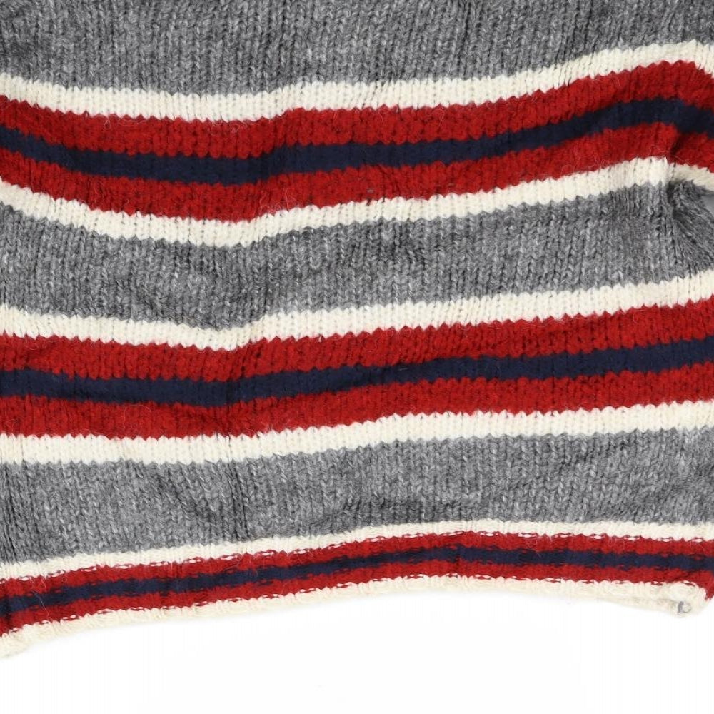 Primark Womens Red Striped  Pullover Jumper Size S