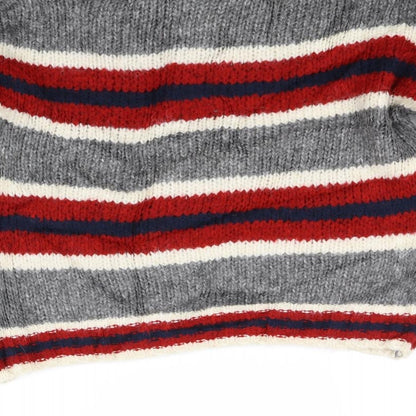 Primark Womens Red Striped  Pullover Jumper Size S