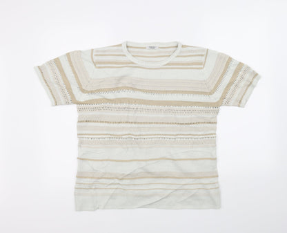 berketex Womens Beige   Henley Jumper Size 10