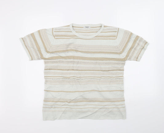 berketex Womens Beige   Henley Jumper Size 10
