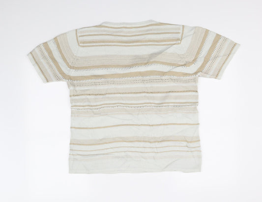 berketex Womens Beige   Henley Jumper Size 10