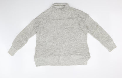 New Look Womens Grey   Pullover Jumper Size M