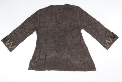 Aimee Womens Brown   A-Line  Size S