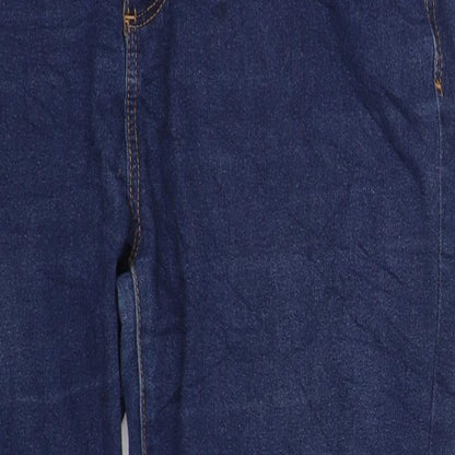 Womens UK Size 12 deniem & co Regular Fit Skinny Black Jeans