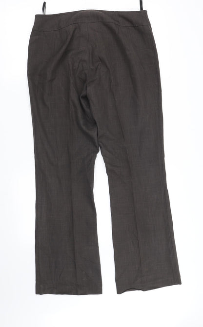 Womens UK Size 12 Dorothy Perkins Regular Fit  Grey Trousers