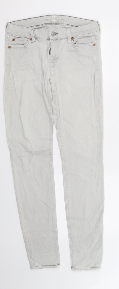 7 For All Mankind Womens White   Straight Jeans Size 28 in L31 in