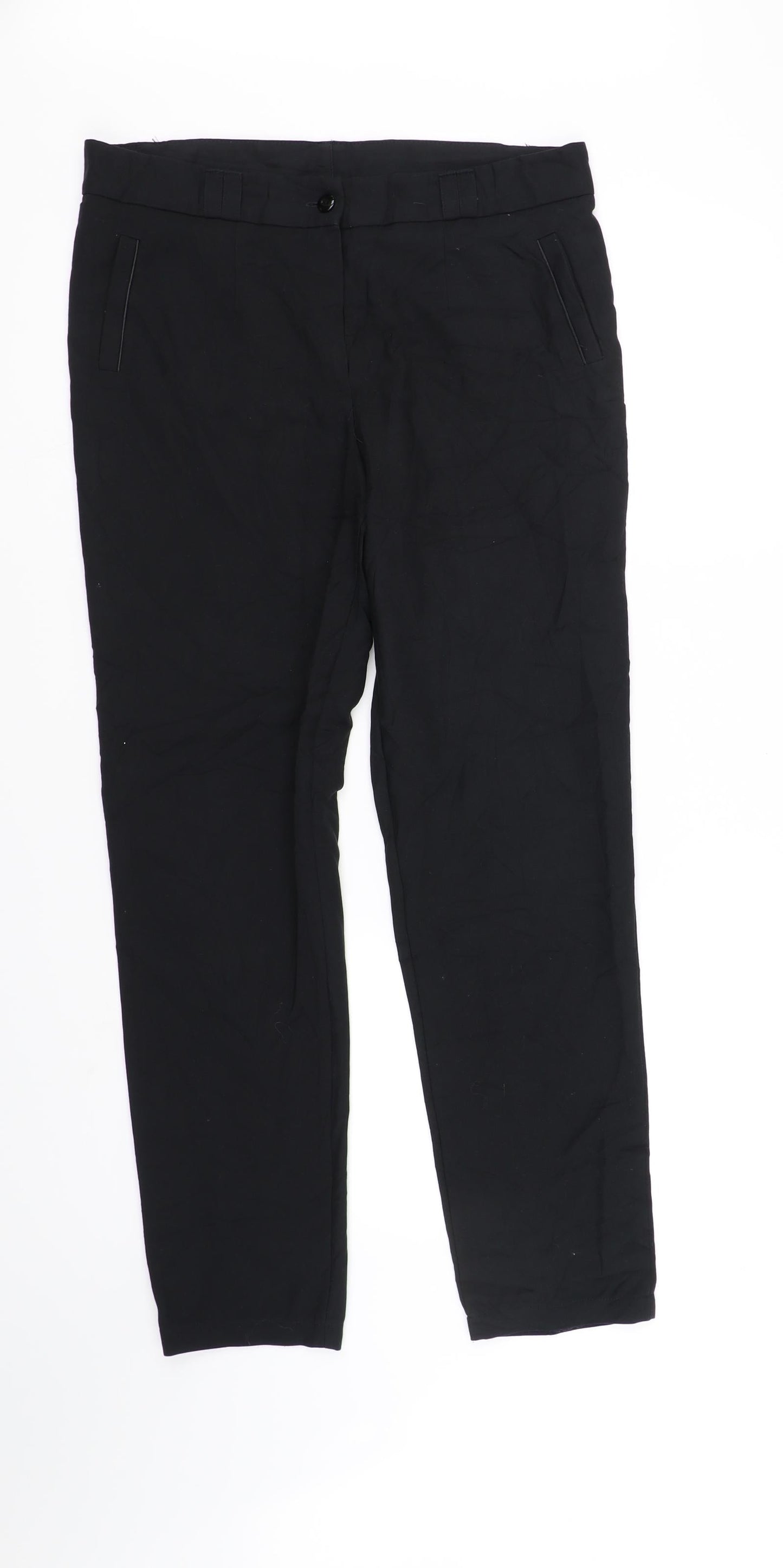 der ella Womens Black   Trousers  Size 14 L31 in