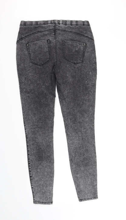 Womens UK Size 10 deniem & co Regular Fit Straight Grey Jeans