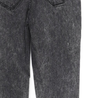 Womens UK Size 10 deniem & co Regular Fit Straight Grey Jeans