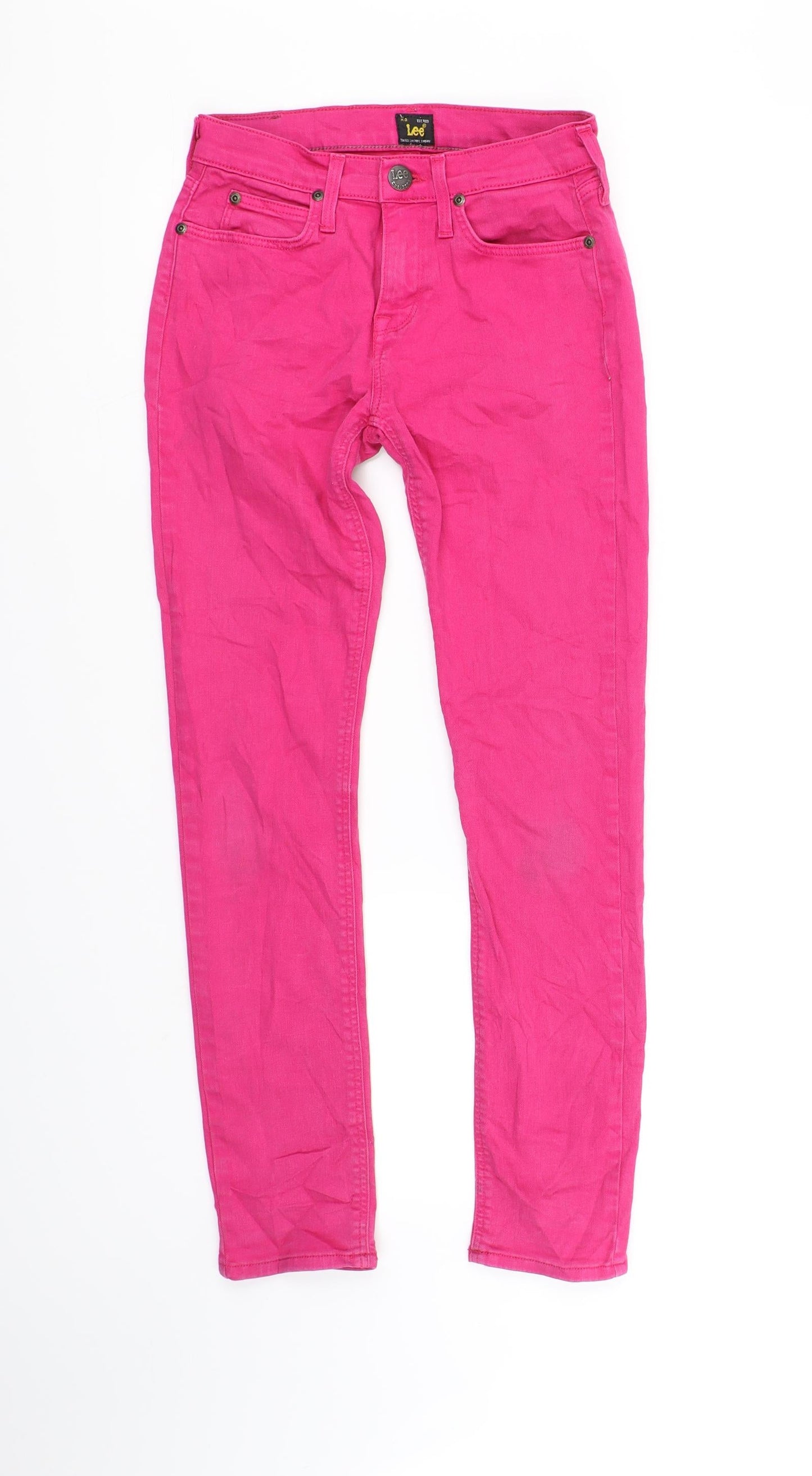 Lee Girls Pink   Straight Jeans Size 12 Years
