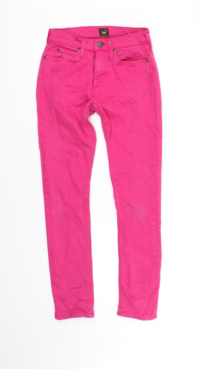 Lee Girls Pink   Straight Jeans Size 12 Years