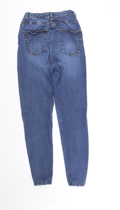 Womens UK Size 10 deniem & co Regular Fit Straight Blue Jeans