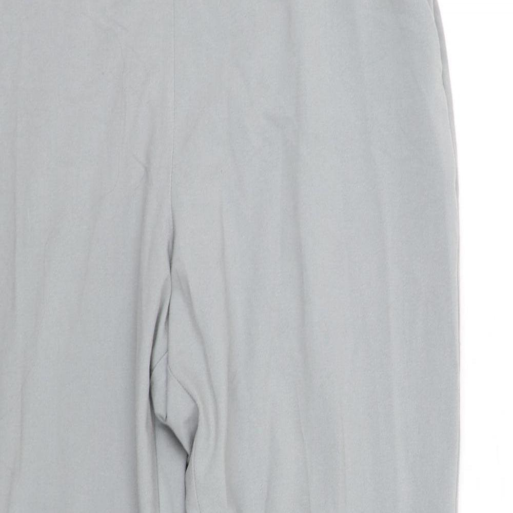 M&S Collection Womens Beige Houndstooth  Trousers  Size 14 L30 in