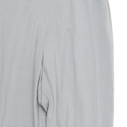 M&S Collection Womens Beige Houndstooth  Trousers  Size 14 L30 in