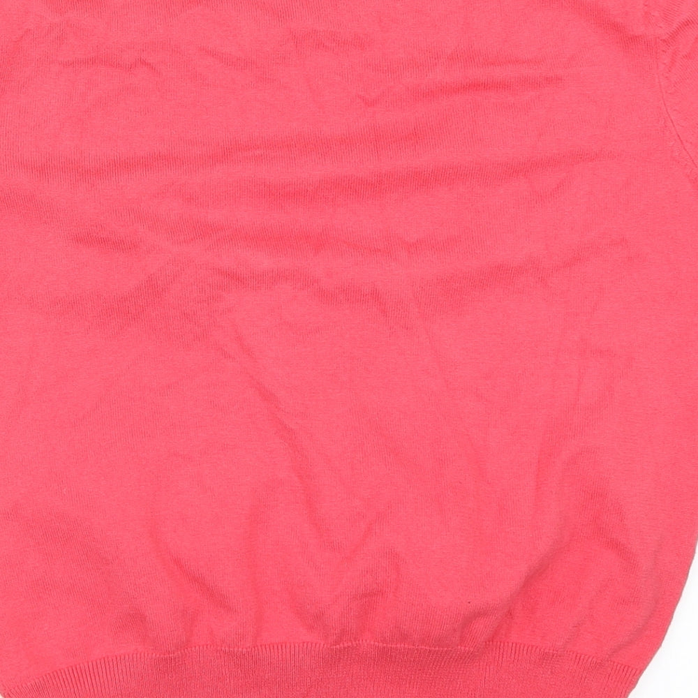 M&Co Womens Pink   Cardigan Jumper Size M